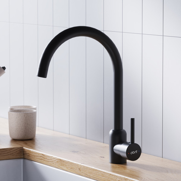 Смеситель для кухни Dorff Logic черный (D3007022) Смеситель для кухни Dorff Logic черный (D3007022)