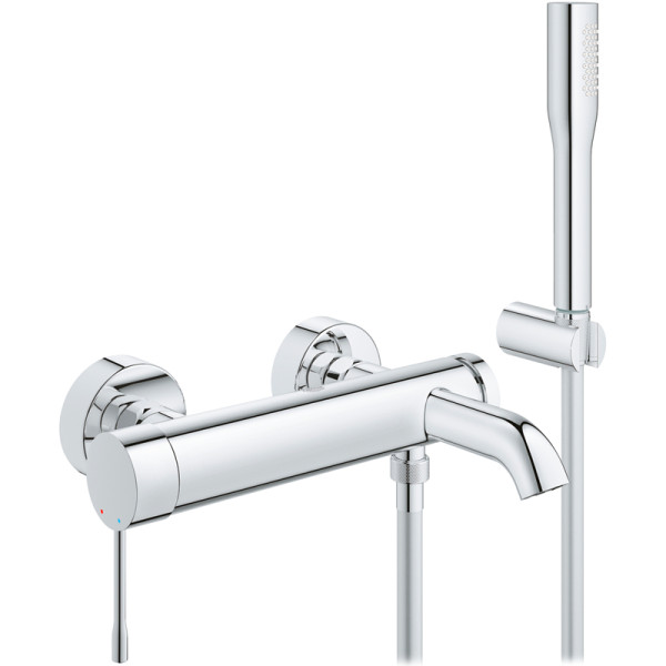 Смеситель для ванны и душа Grohe Essence+ хром (33628001)