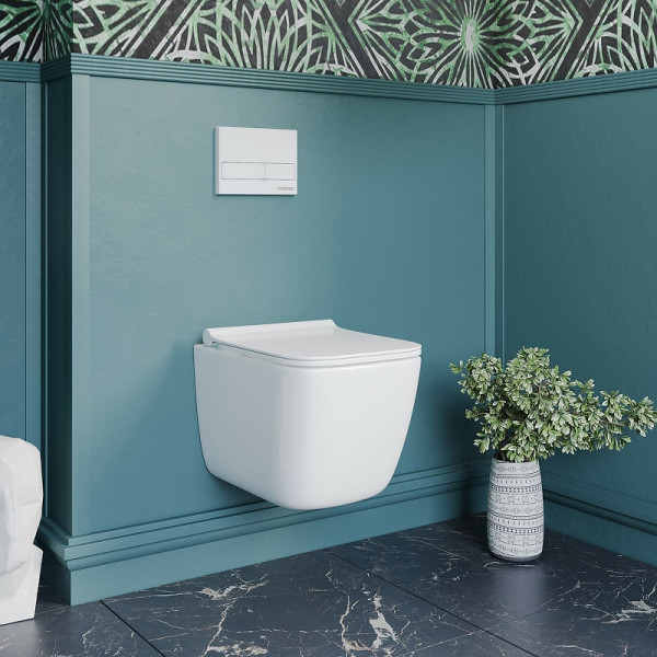 Унитаз подвесной Berges Quatrro S 490х350х365 белый (082149) Унитаз подвесной Berges Quatrro S 490х350х365 белый (082149)