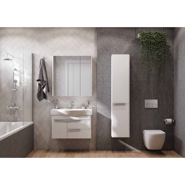 Пенал подвесной Aquaton Беверли 340x240x1600 R белый глянец (1.A235.4.03B.V01.R)