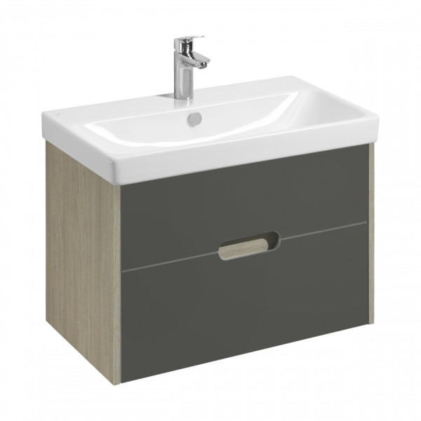 Тумба подвесная Aquaton Оливия 768x427x503 грей, дуб ойстер (1.A283.1.01O.LUG.0)