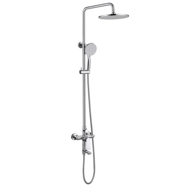 Душевая система Abber Weiss Insel с изливом, хром (AF8016L)