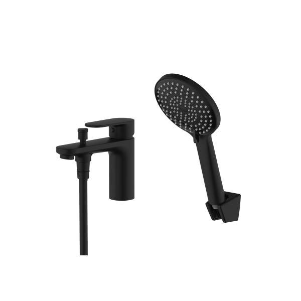 Смеситель на борт ванны Aquatek Ника черный матовый (AQ1844MB) Смеситель на борт ванны Aquatek Ника черный матовый (AQ1844MB)