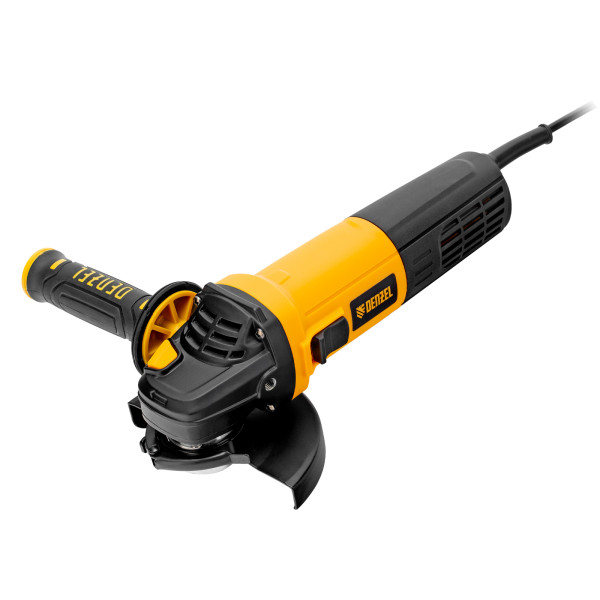 Машина шлифовальная угловая Denzel AG125-1500, 1500 Вт, 125 мм, 3000-11000 об/мин (26907)