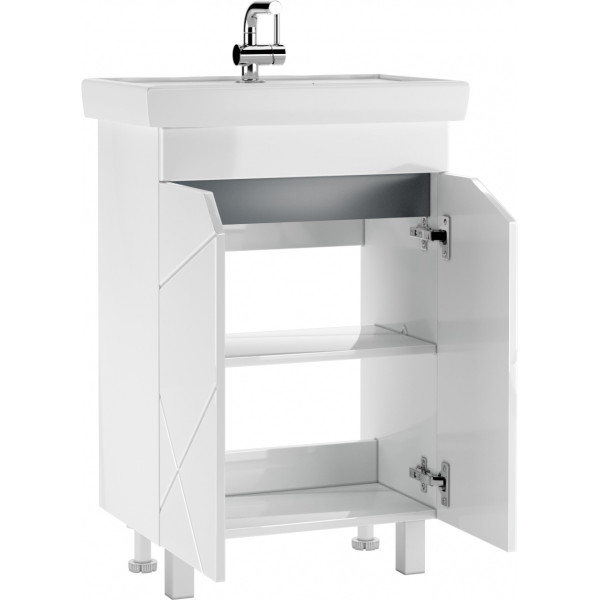 Тумба напольная Томь 60 Vector без ящика Домино (DV6602T)