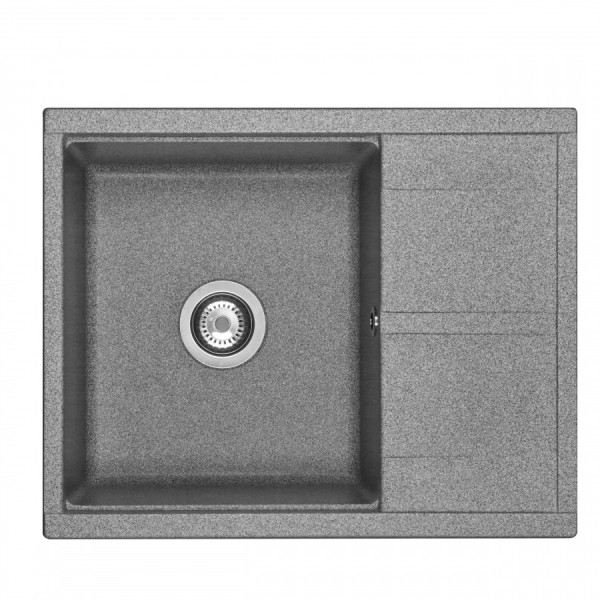 Мойка для кухни врезная Aquaton Делия 65 516x650x218 серый (1.A718.6.32D.E23.0)