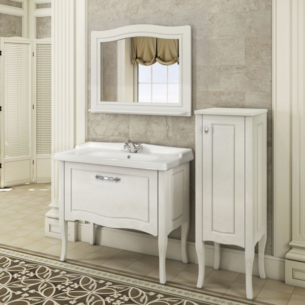 Тумба напольная Comforty Осло 1015x890x490 бетон светлый матовый с раковиной (00-00017943)