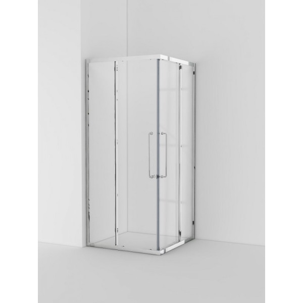 Душевой уголок Cezares Relax 304 100x100x200 стекло прозрачное, профиль хром (RELAX-304-A-2-100-C-CR) Душевой уголок Cezares Relax 304 100x100x200 стекло прозрачное, профиль хром (RELAX-304-A-2-100-C-CR)