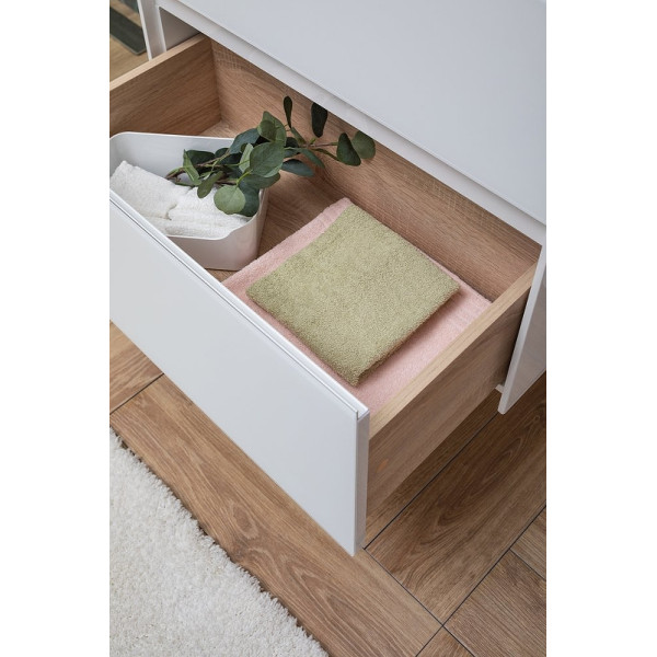 Тумба подвесная Aquanet Гласс 90 белый (00196960)