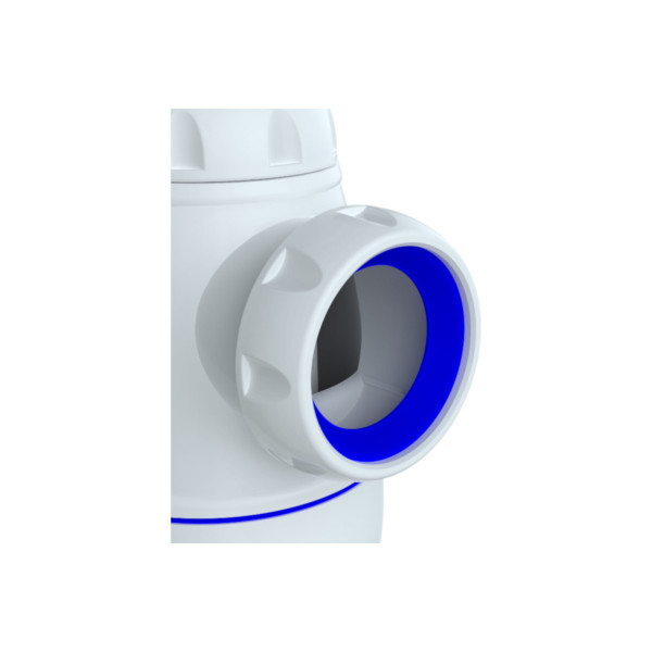 Сифон для раковины 1 1/2"x40 с прикрученным выпуском, под стиральную машину, гибкий отвод 40x40/50 Unicorn A320V Сифон для раковины 1 1/2"x40 с прикрученным выпуском, под стиральную машину, гибкий отвод 40x40/50 Unicorn A320V