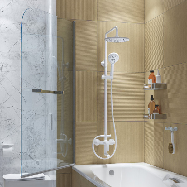 Душевая система Iddis Ray белая (RAYWT3Fi06)