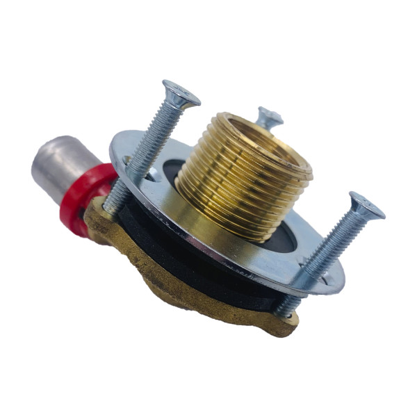 Водорозетка Tiemme 16х1/2" ВР латунь (для гипсокартона, пресс, L=28 мм.) (1651062 / 1662CG) Водорозетка Tiemme 16х1/2" ВР латунь (для гипсокартона, пресс, L=28 мм.) (1651062 / 1662CG)