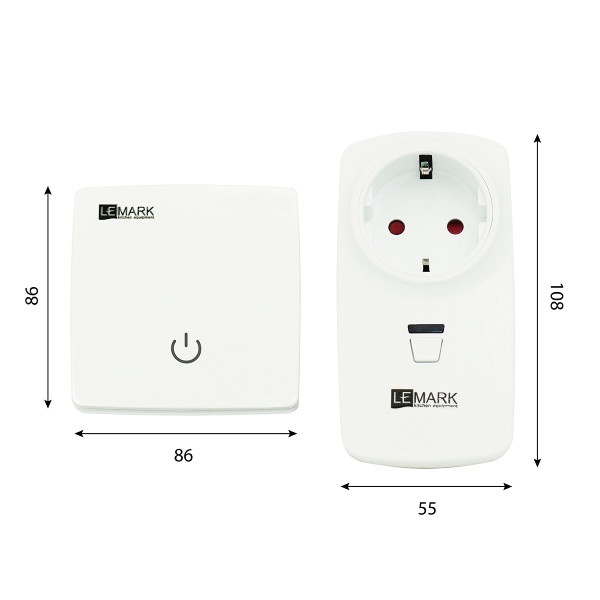 Выключатель для измельчителей Lemark Don белый (9940099) Выключатель для измельчителей Lemark Don белый (9940099)