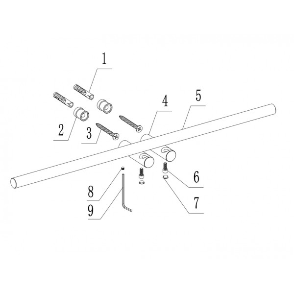 Полотенцедержатель двойной Abber Osten 316 оружейная сталь брашированная (AA1855BGG) Полотенцедержатель двойной Abber Osten 316 оружейная сталь брашированная (AA1855BGG)