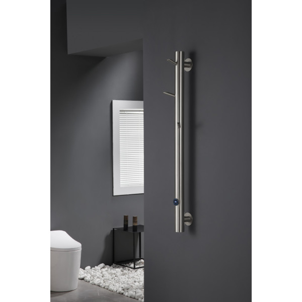 Полотенцесушитель электрический Boheme OAK 201x1500 NB (никель) (724-NB) Полотенцесушитель электрический Boheme OAK 201x1500 NB (никель) (724-NB)