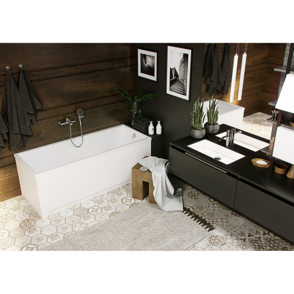 Ванна акриловая Azario Liliana 170x70x61 белая (AV.0012170)