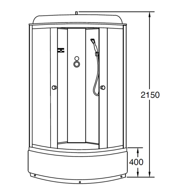 Душевая кабина Loranto Sunway 80x80 стекло тонированное, профиль хром (CS-6680G 80*80*215) Душевая кабина Loranto Sunway 80x80 стекло тонированное, профиль хром (CS-6680G 80*80*215)