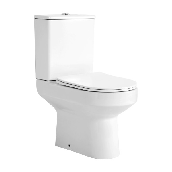 Унитаз-компакт Wesnaart Eco белый с сиденьем soft-close (101-Eco05) Унитаз-компакт Wesnaart Eco белый с сиденьем soft-close (101-Eco05)