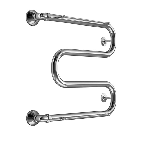 Полотенцесушитель водяной Melodia Simple Shelf М-образный б/кронштейна 60х50х1" с полкой (MTRSS6050)