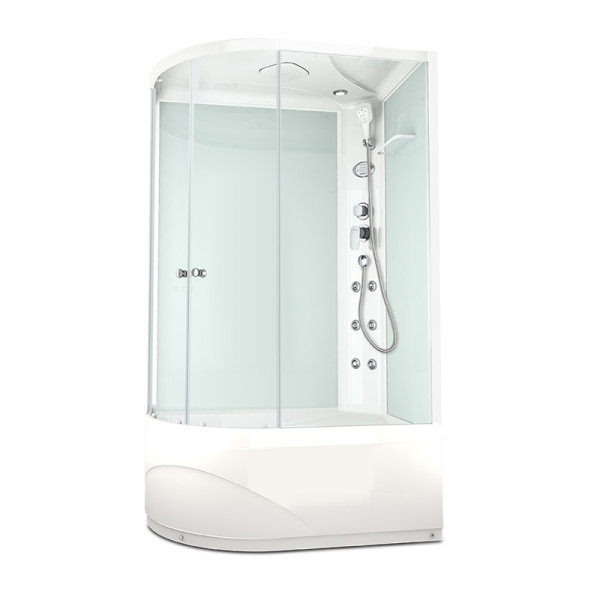 Кабина гидромассажная Melodia Classica 120х80 высокий поддон Right, стекло прозрачное, профиль белый (MB01013) Кабина гидромассажная Melodia Classica 120х80 высокий поддон Right, стекло прозрачное, профиль белый (MB01013)