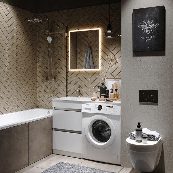 Зеркало Aqwella Vision 700x700x30 (VIS0207AH)