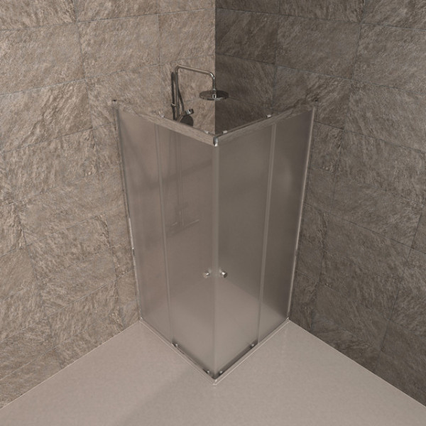 Душевой уголок Triton Вента 90x90 стекло прозрачное, профиль хром (DK394) Душевой уголок Triton Вента 90x90 стекло прозрачное, профиль хром (DK394)