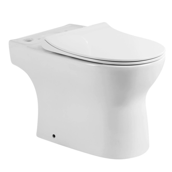 Чаша безободкового унитаза Steam с сиденьем soft close P-trap (BB130CPR/SC)