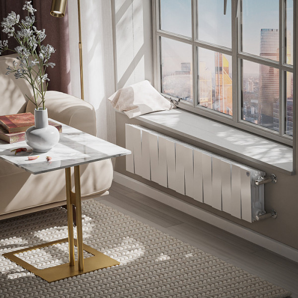 Радиатор биметаллический Royal Thermo PianoForte 200 Белый (14 секций) (RTPW3020014)
