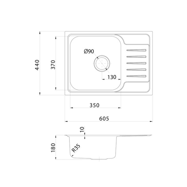 Мойка для кухни врезная Iddis sound 60,5x44 нержавеющая сталь шелк (SND60SDi77) Мойка для кухни врезная Iddis sound 60,5x44 нержавеющая сталь шелк (SND60SDi77)