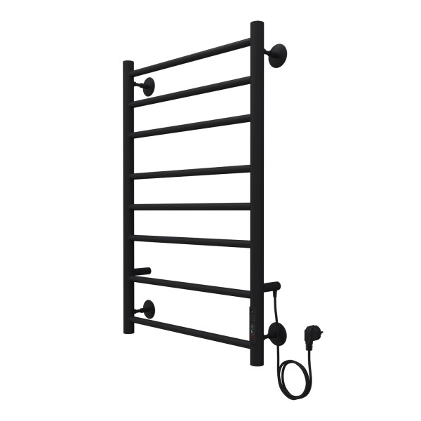 Полотенцесушитель электрический Azario Parma 500x800 черный Полотенцесушитель электрический Azario Parma 500x800 черный