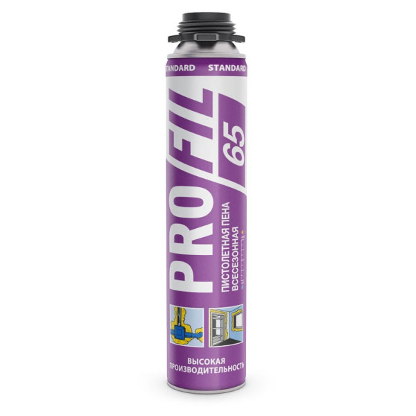 Пена пистолетная PROFIL 65 Standart всесезонная 12x720 мл. SOUDAL (199019)