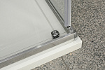 Душевой уголок BelBagno Uno 110x80x185 стекло рифленое, профиль хром (UNO-AH-1-110/80-P-Cr)