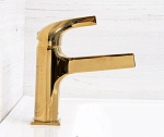 Смеситель для раковины WasserKRAFT Sauer золотой глянцевый (7103)