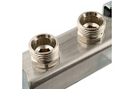 Коллекторная группа 2 отвода 1"x3/4"(18)EK без расходомеров Stout (нерж.сталь) (SMS-0922-000002)