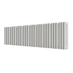 Радиатор стальной Empatiko боковое подключение, кремовый серый (Takt S2-1072-200 Cream Grey)