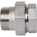 Сгон прямой (американка) 1 1/4" ВН Stout (никель, уплотнение o-ring кольцо) SFT-0041-000114