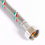 Подводка гибкая для смесителя МL10х1 - 1/2" 80 см удл. штуцер DN 8 оплётка из нерж. стали Uni-Fitt (503S2808)