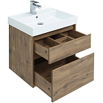 Тумба подвесная Aquanet Nova Lite 60 дуб рустикальный (2 ящика) (00249512)
