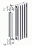 Радиатор стальной Zehnder 3150/5 №1270/7610 5 секций 3/4" RAL 9016 подключение боковое универсальное