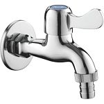 Кран водоразборный Ledeme со штуцером, хром (L4695-1)