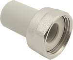 Переход с накидной гайкой PP-R 32*1 1/4"В FV-Plast (латунь, серый) (AA225032054)