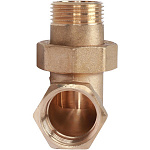 Сгон угловой (американка) 1" ВН Stout (латунь, уплотнение o-ring кольцо) SFT-0056-000001