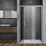 Душевая дверь Vincea Soft VDS-3SO 1000х1950 стекло прозрачное, профиль хром (VDS-3SO100CL)