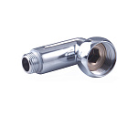 Соединение угловое для полотенцесушителя Vieir L 3/4"x1/2" НВ хром (VLFH43)