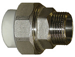 Сгон PP-R 32*1"Н "Pilsa" (белый) (80095)