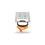 Решетка Metaleks Linia 10x10 см с сухим затвором Borinni (11.15)