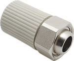 Переход с накидной гайкой PP-R 20*3/4"(18) евроконус FV-Plast (латунь, серый) (AA257020034)