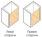 Душевая дверь Vegas Glass 70х190 EP 70 07 01 L стекло прозрачное