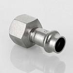 Переход Valtec 35*1"B (нерж.ст., пресс) (VTi.902.I.003506)