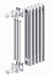 Радиатор стальной Zehnder 3040/11 №1270/7610 11 секций 1/2" RAL 9016 подключение боковое универсальное